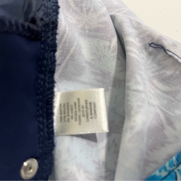 Christopher & Banks Blue Floral Print Capris - Picture 9 of 15